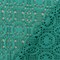 Beach Teal Medallion Stretch Poly Crochet Knit Fabric By the Yard